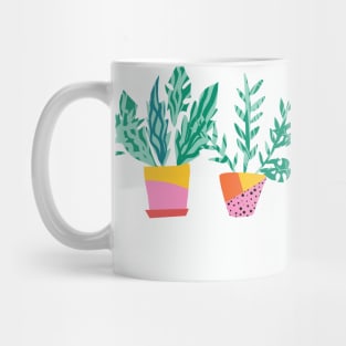 Plant Pot Stripes Mug